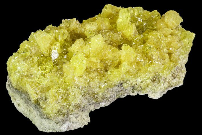 Sulfur Crystals on Matrix - Bolivia #104774